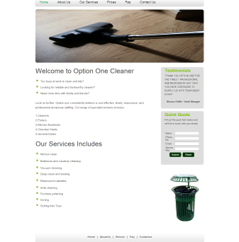 Option One Cleaner