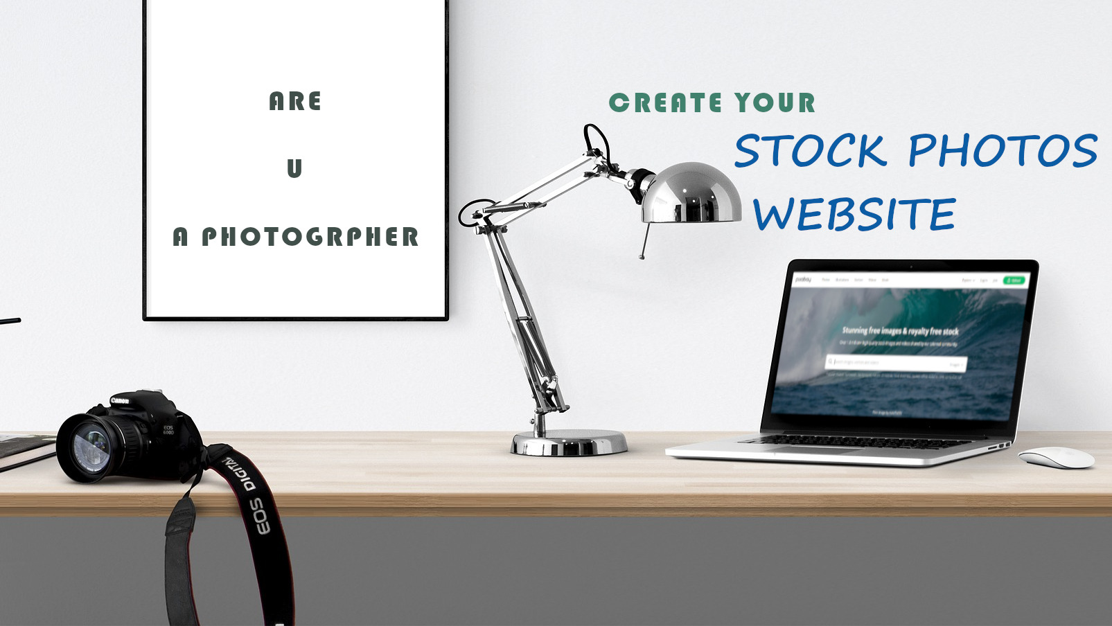 Create stock photos website